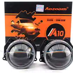Светодиодные Bi-LED линзы Aozoom A10, автомобильные, 2 штуки
