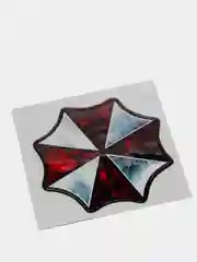 Коралловый меланж наклейка на авто "Umbrella corporation"