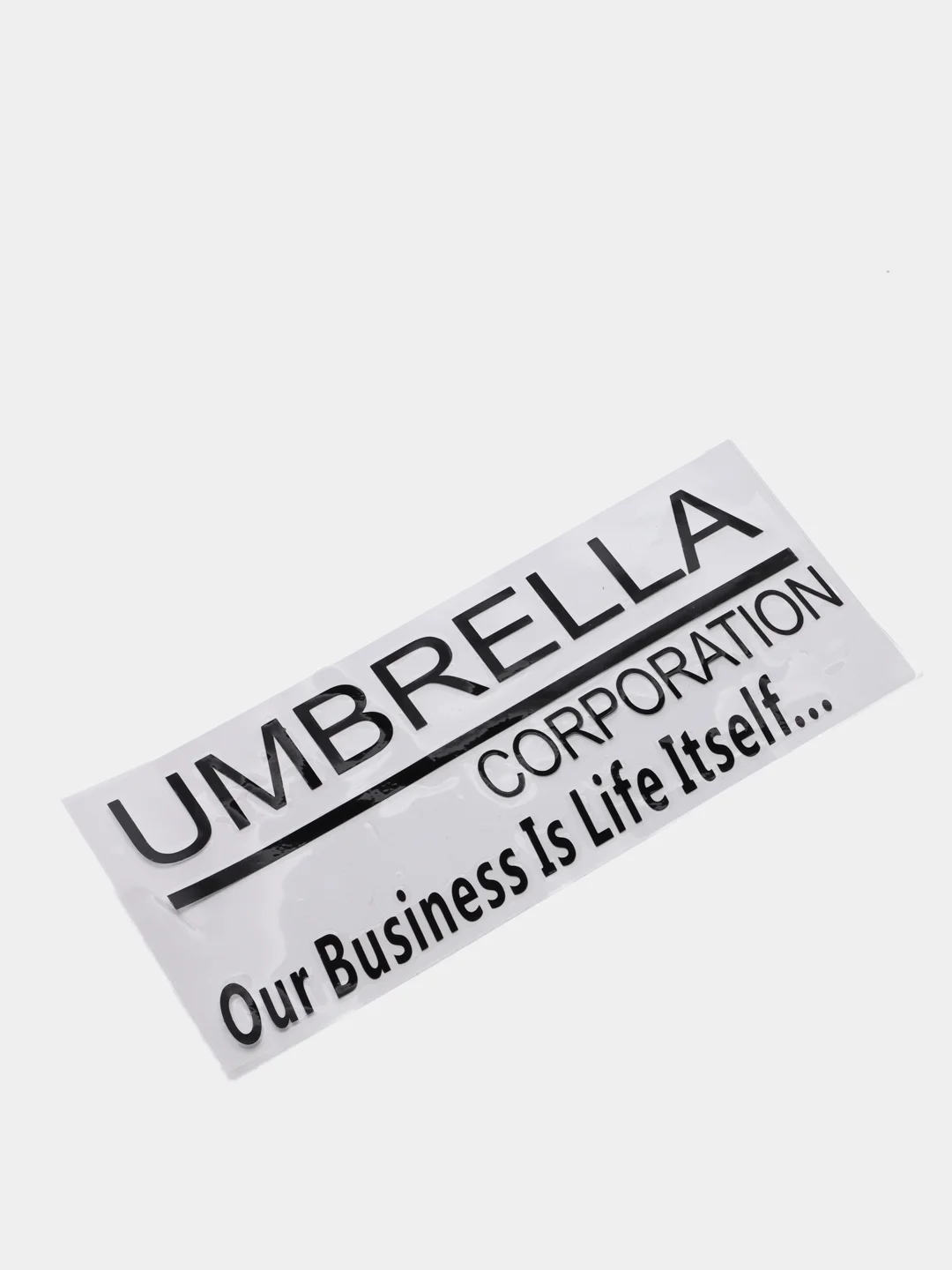 Коралловый меланж наклейка на авто "Umbrella corporation"