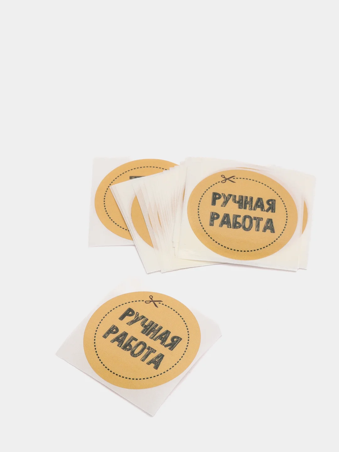 Набор наклеек для бизнеса Ручная работа, 4 х 4 см