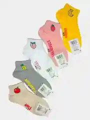 Носки женские с рисунком фрукты