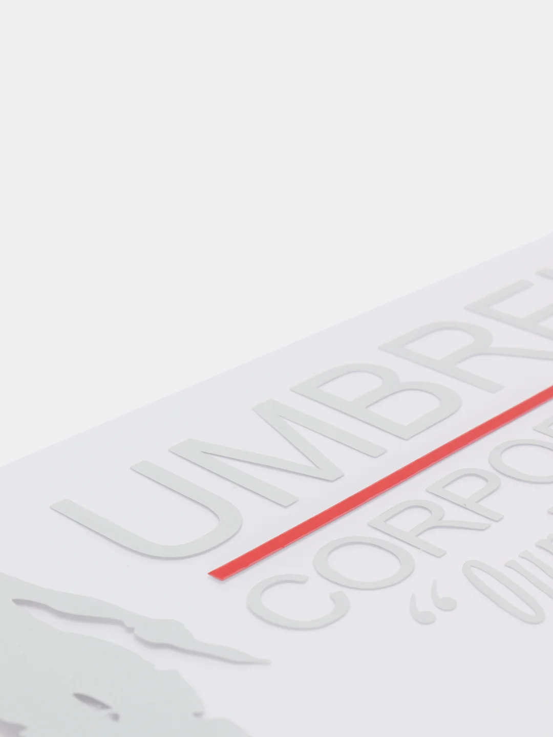 Тёмно-коричневый наклейка на авто "Umbrella corporation"