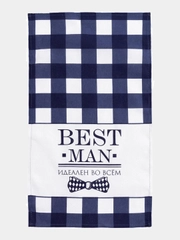 Полотенце из рогожки BEST MAN "Идеален во всем"