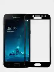 Черный защитное стекло Samsung J2 Prime