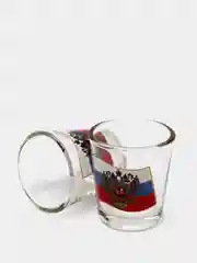 Подарочный набор "Герб на флаге": пепельница и 6 стопок
