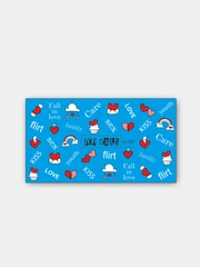 Слайдер AR-025 Love Слова, водные наклейки, на любой фон, для дизайна ногтей