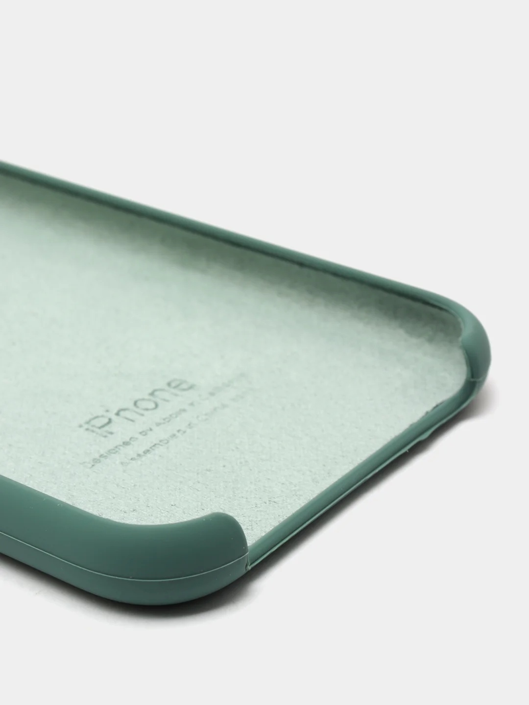 Лесной зеленый чехол Silicone case для iPhone 11/XR/12/7/8/X/XS/6S/Pro/Max,Plus,SE Силиконовый (айфон)