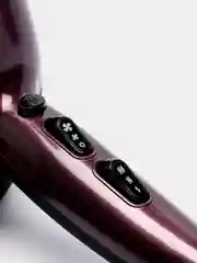 Бордовый фен DELTA DL-0937 черный с бежевым (бордо) 2200Вт турмалиновая ионизация