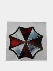 Красный наклейка на авто "Umbrella corporation"