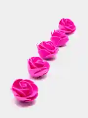 Фуксия роза из фоамирана 5 шт. Цветы из фоамирана