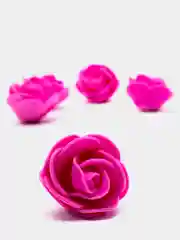 Фуксия роза из фоамирана 5 шт. Цветы из фоамирана