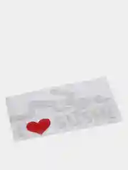 Белый наклейка на авто "I love sushi"