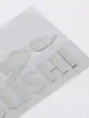Белый наклейка на авто "I love sushi"