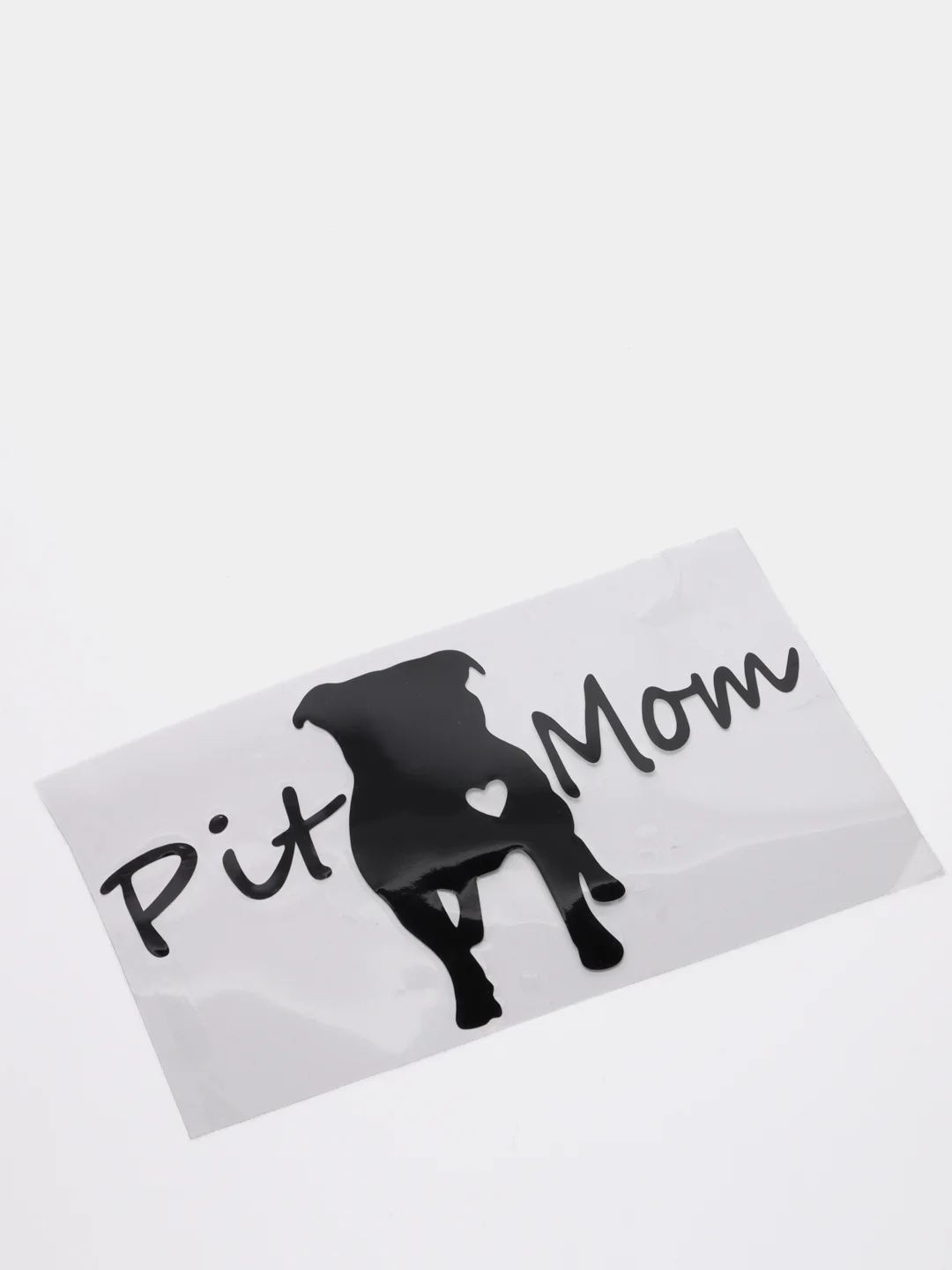 Черный наклейка на авто "PIT MOM"