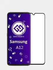 Защитное стекло для Samsung Galaxy A02s, A12, A32 4G, A52 с черной рамкой, 9D