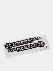 Серый меланж наклейка на авто "Umbrella corporation"