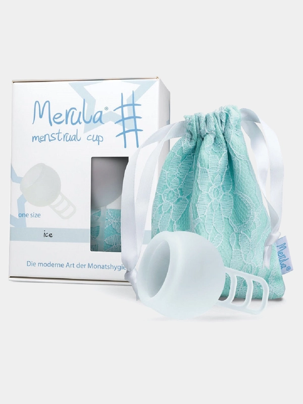 Менструальная чаша Merula прозрачная One Size Германия, медицинский ...