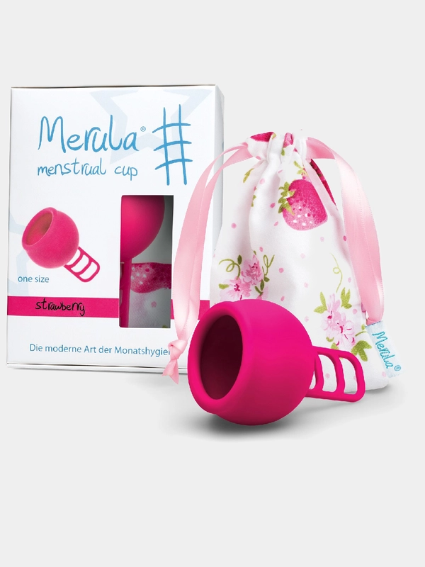 Менструальная чаша Merula розовая One Size Германия, медицинский ...