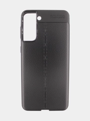 Чехол для Samsung S21 Plus с тиснением под кожу