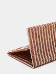 Коричневый мочалка японская умеренной жесткости ECONEXT microfiber Швеция 30х100см