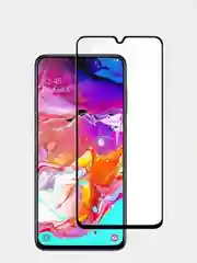 Черный защитное стекло для Samsung Galaxy A70 2019 A70S