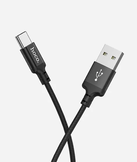 Красный кабель HOCO X14 Lightning, Micro-USB для android Type-C