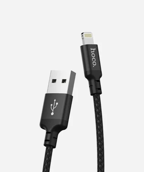 Красный кабель HOCO X14 Lightning, Micro-USB для android Type-C