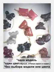 Угольный 2 шт, заколка краб для волос. 3 см. Маленькие крабики заколки для волос