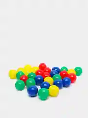 Шарики для сухих бассейнов Green Plast набор 30 штук разноцветные диаметр 7 см.