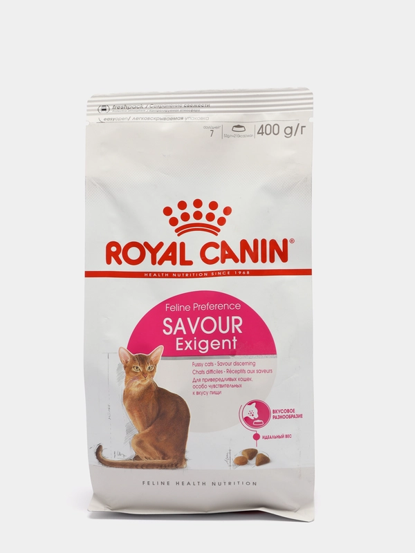 Корм Royal Canin SAVOUR Exigent, для чувствительных к вкусу корма, 400 г