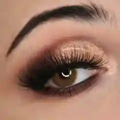Цветные линзы с диоптриями карие для зрения Cloud Brown