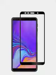 Черный защитное стекло Samsung A7 2018 A750