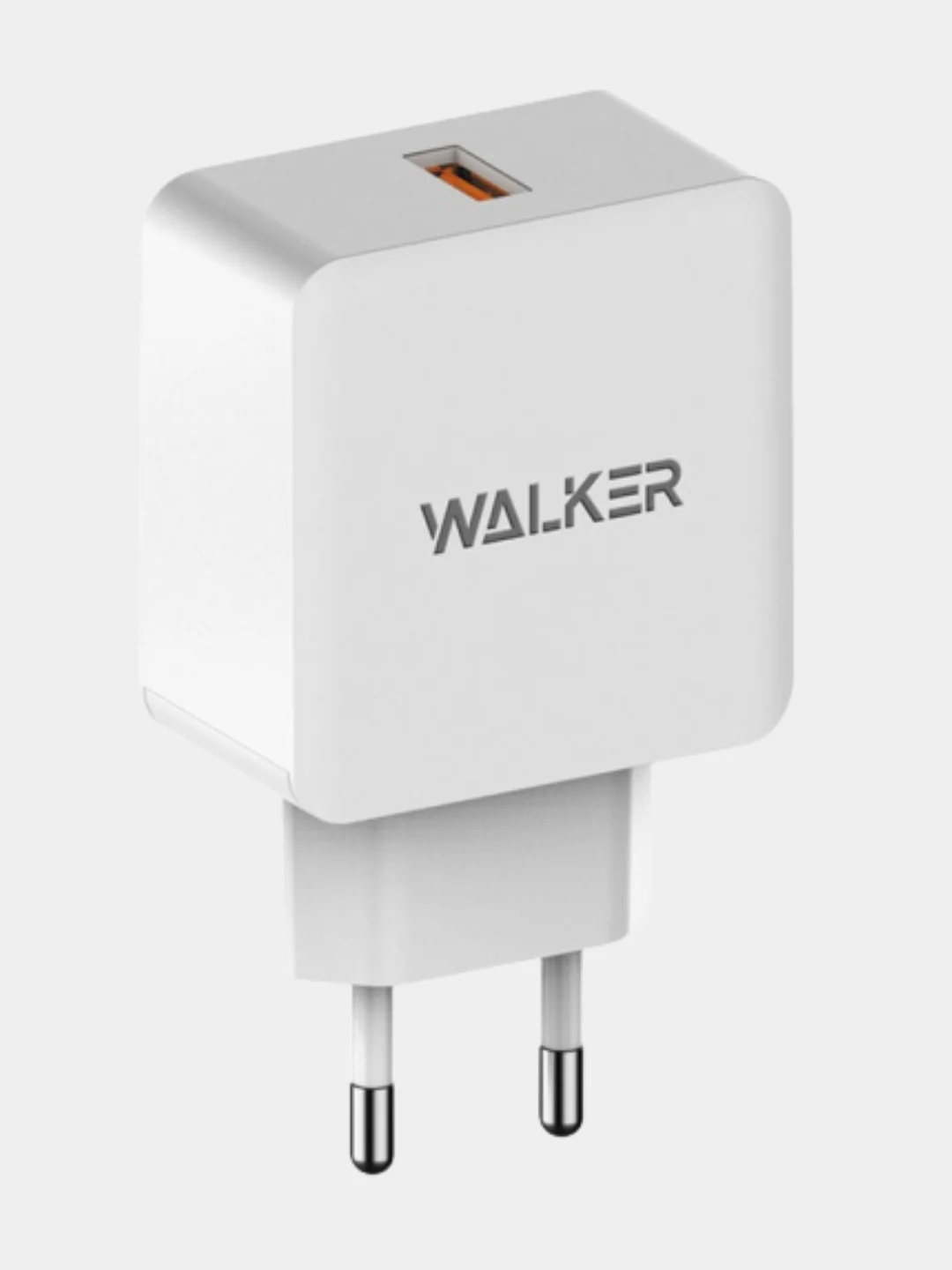Белый сетевое зарядное устройство WALKER WH-25, 2.4А, QC 3.0