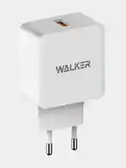 Белый сетевое зарядное устройство WALKER WH-25, 2.4А, QC 3.0