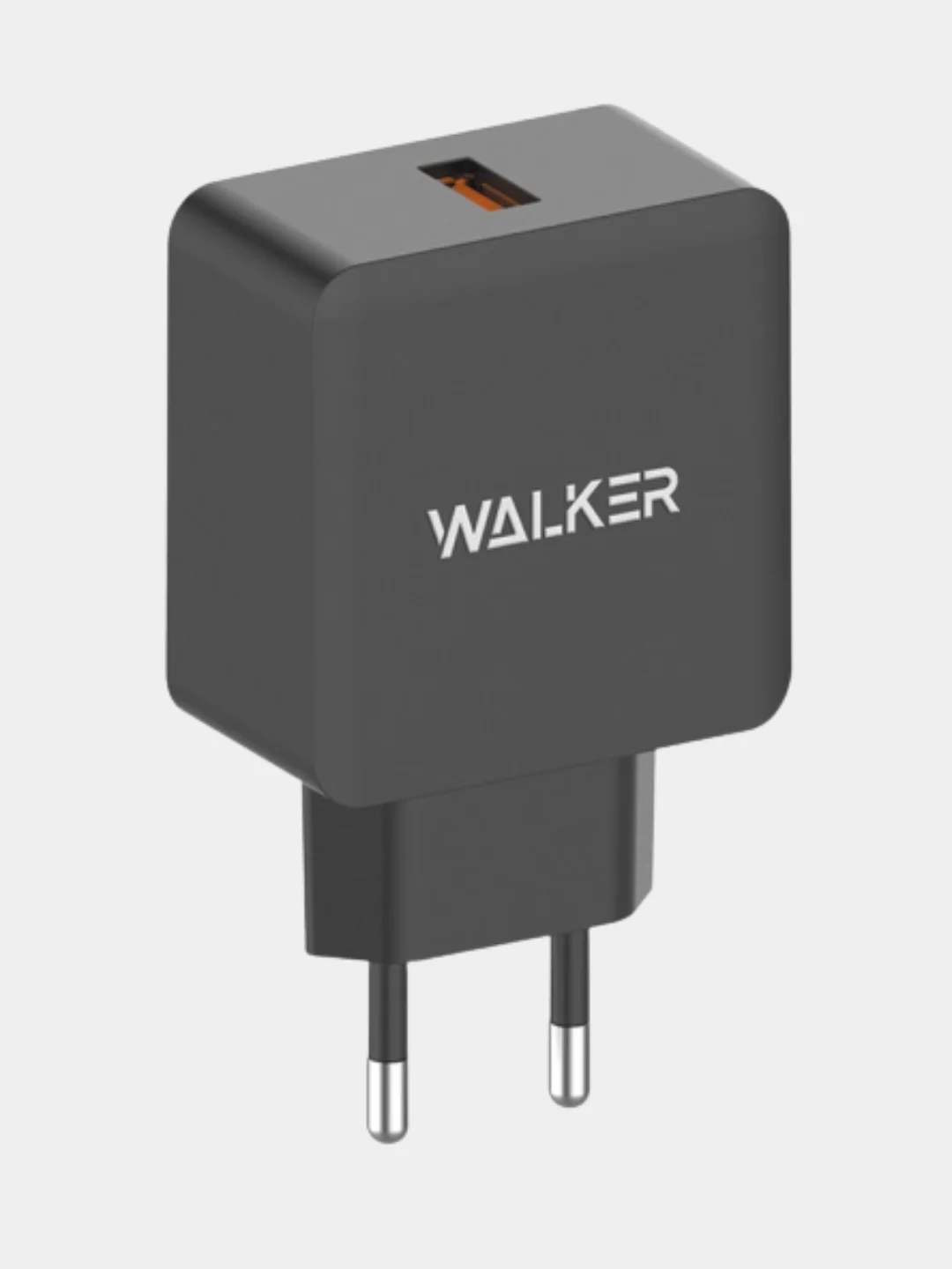 Черный сетевое зарядное устройство WALKER WH-25, 2.4А, QC 3.0