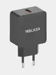 Черный сетевое зарядное устройство WALKER WH-25, 2.4А, QC 3.0