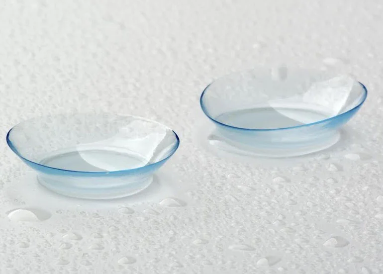 Линзы прозрачные для зрения Clear, на год
