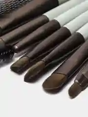 Мятный набор кистей для макияжа глаз, губ, бровей и ресниц, кисти для макияжа, кисточки 8 штук