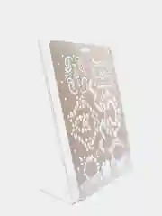 Мятный трафарет для творчества
