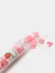 Тёмно-розовый хлопья мыла в тубе / детское мыло / мыльные лепестки для ванной / пена