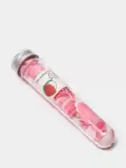 Тёмно-розовый хлопья мыла в тубе / детское мыло / мыльные лепестки для ванной / пена