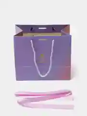 Подарочный пакет фиолетовый градиент "Rich and colorful"