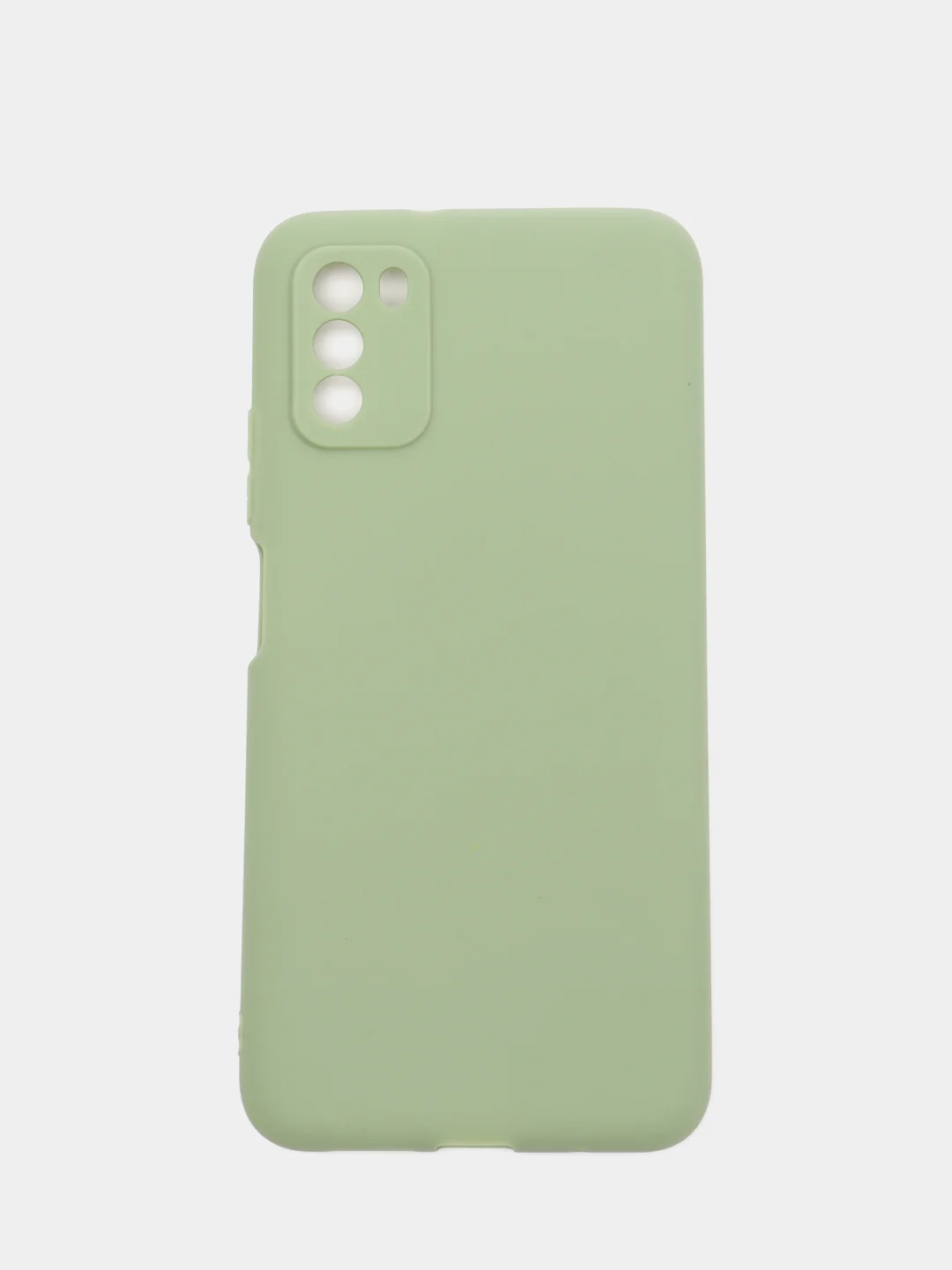 Оливковый чехол Xiaomi Poco M3 силиконовый матовый