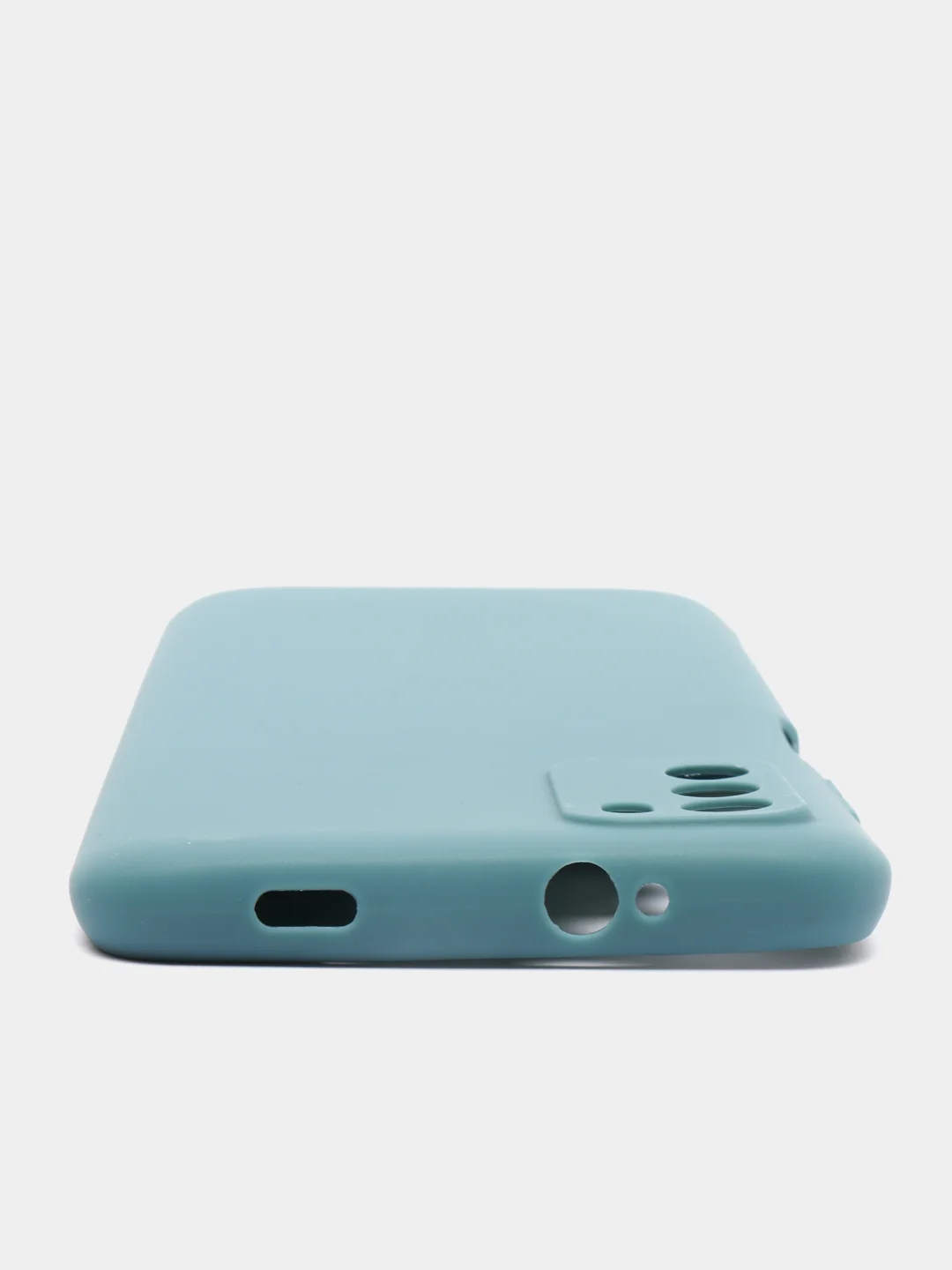 Синий меланж чехол Xiaomi Poco M3 силиконовый матовый