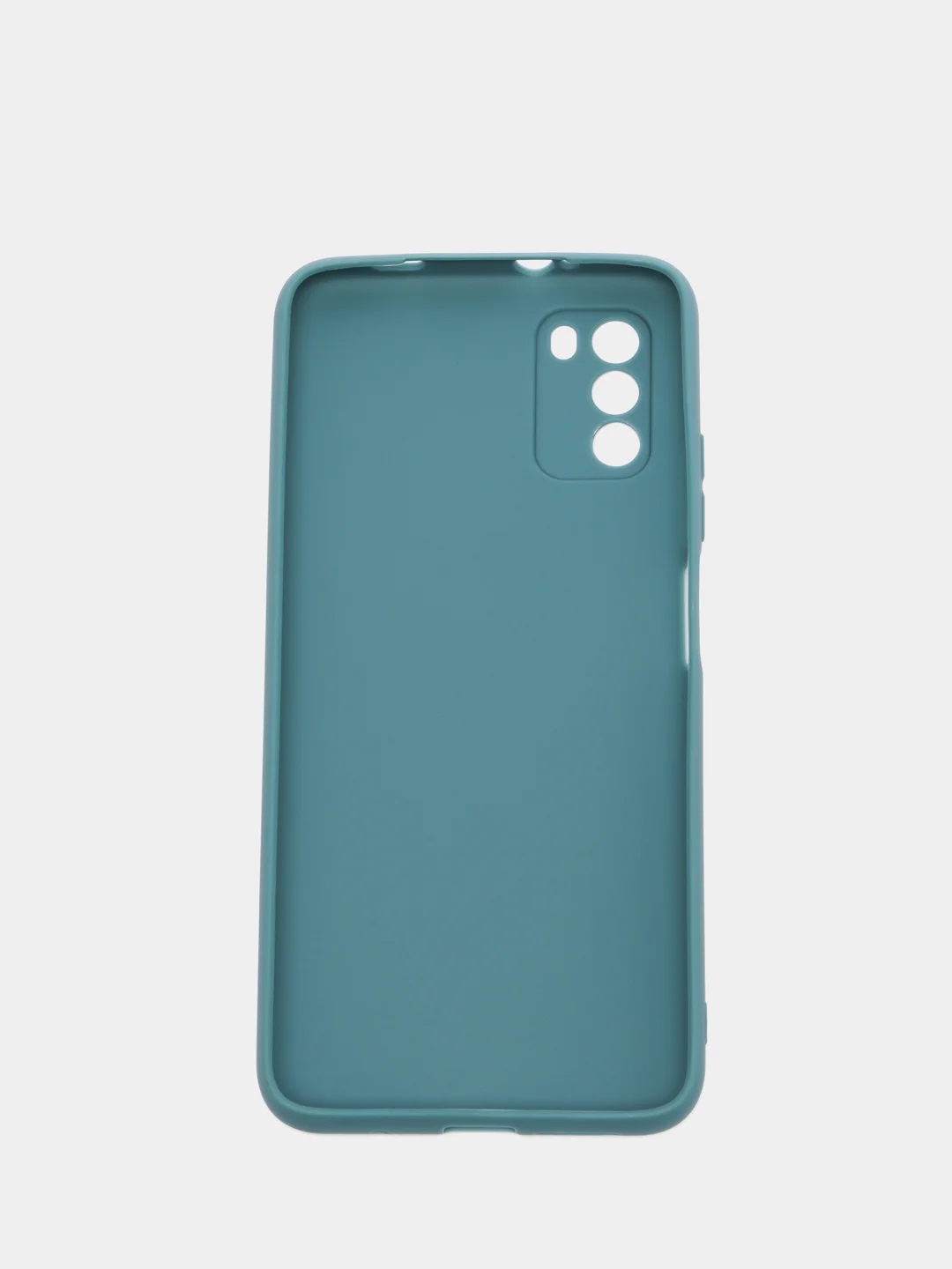 Синий меланж чехол Xiaomi Poco M3 силиконовый матовый
