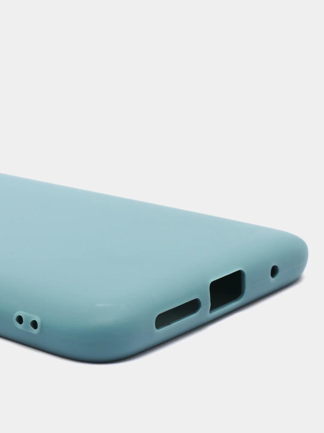 Синий меланж чехол Xiaomi Poco M3 силиконовый матовый
