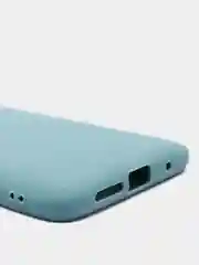 Синий меланж чехол Xiaomi Poco M3 силиконовый матовый