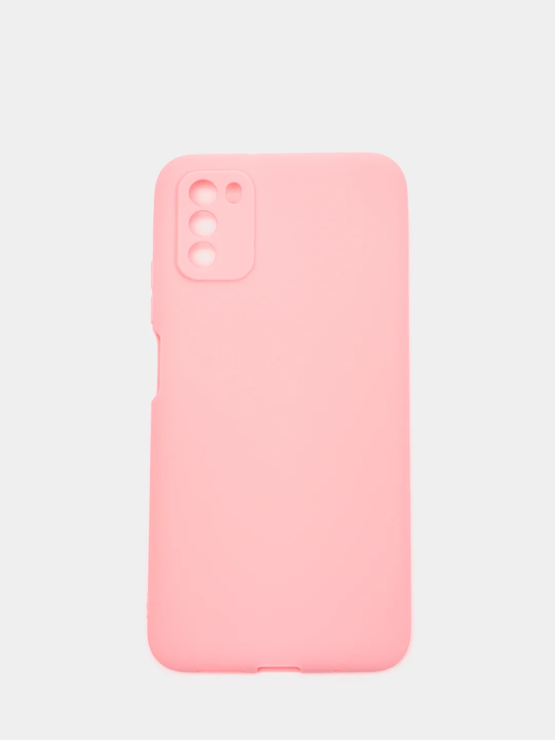 Розовый чехол Xiaomi Poco M3 силиконовый матовый