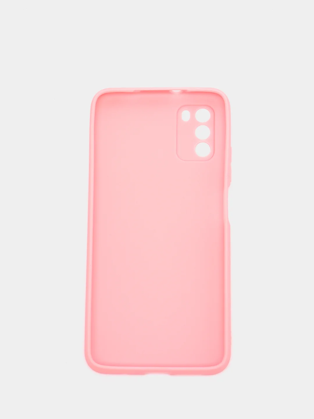 Розовый чехол Xiaomi Poco M3 силиконовый матовый