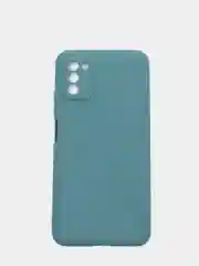 Синий меланж чехол Xiaomi Poco M3 силиконовый матовый
